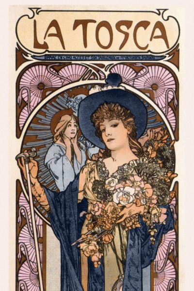 La Tosca par Alfonse Mucha
