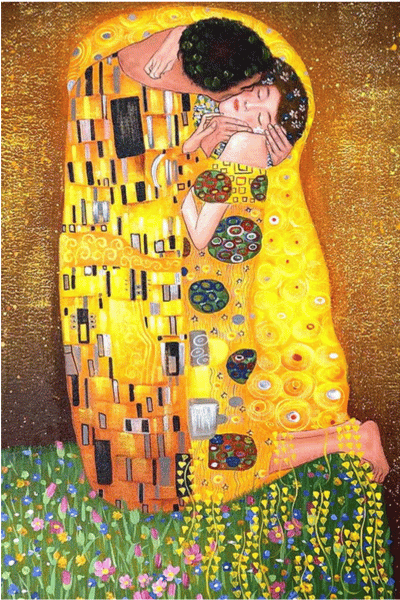 Artistes art nouveau - Gustav Klimt le baiser