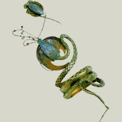 Bracelet serpent par alphonse Mucha