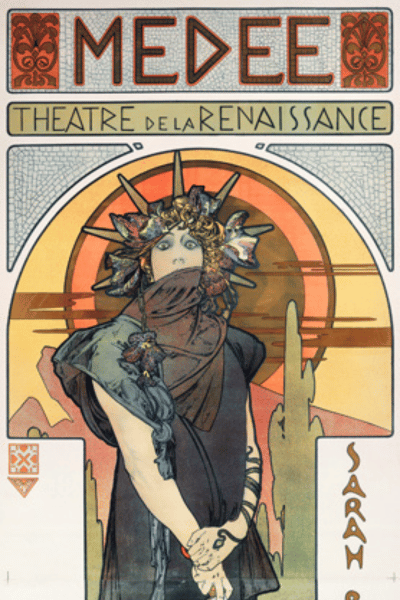 Médée par Alfonse Mucha