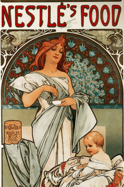 Nestlé par Alphonse Mucha